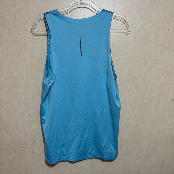 Nike Blue Gray Printed Dri Fit Running Tank Top - Picture 3 of 5